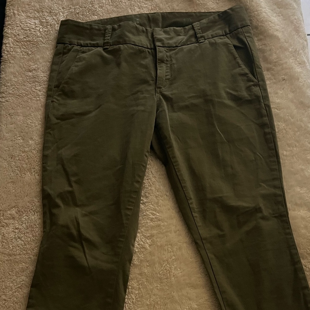 J.Crew olive green pants